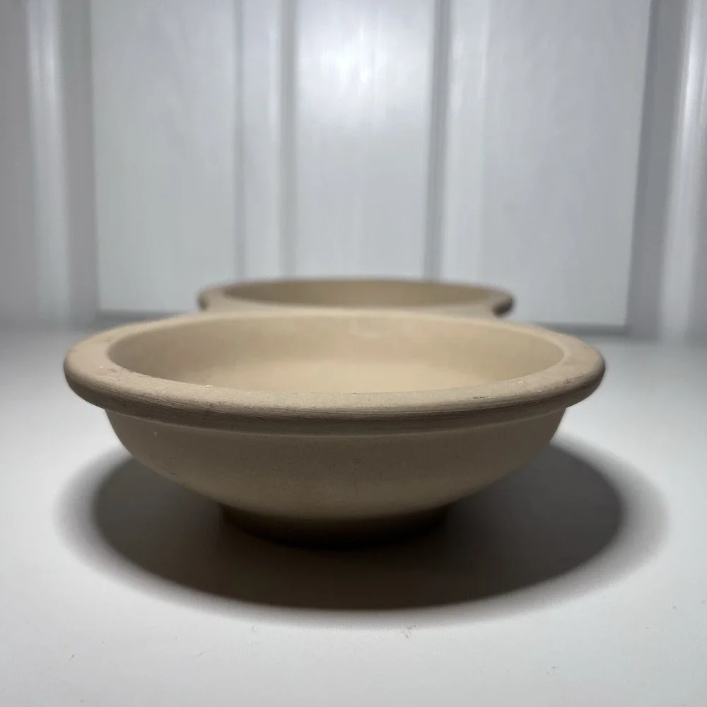 Pampered Chef Stoneware Microwave Double‎ Egg Cooker